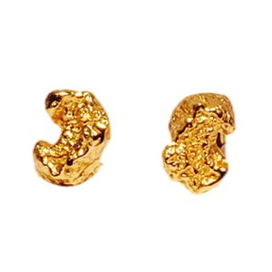 Mini Ginger Curve Studs – Gold
