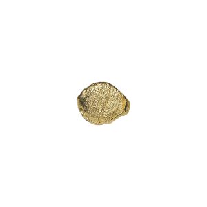 Ginger Loop — Disc Ring (Gold)
