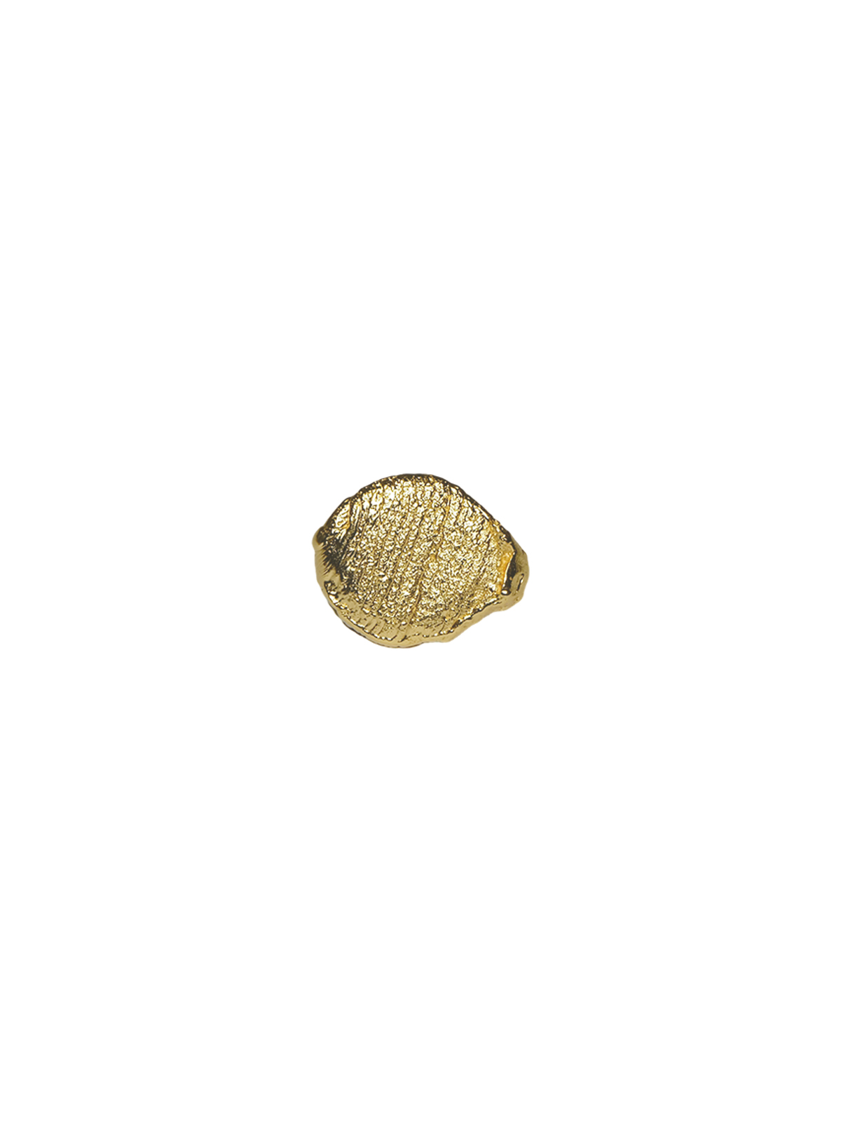 Ginger Loop — Disc Ring (Gold)