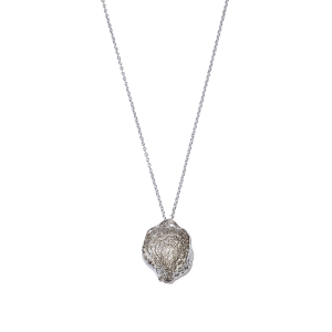 Ginger Loop — Large Disc Necklace (Silver)