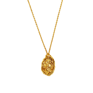 Ginger Loop — Medium Disc Necklace (Gold)