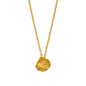 Ginger Loop — Small Disc Necklace (Gold)
