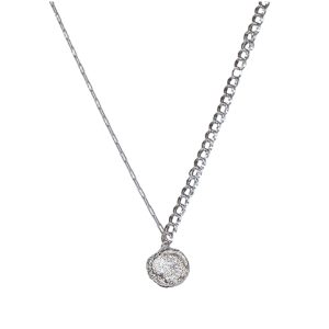 Ginger Loop — Small Disc Necklace (Silver)