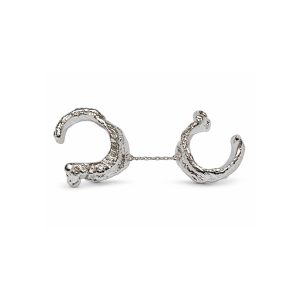 Ginger Loop — Linked Curve Ring (Silver) product photo
