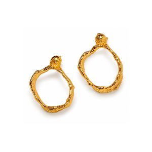 Ginger Loop Studs – Gold product photo